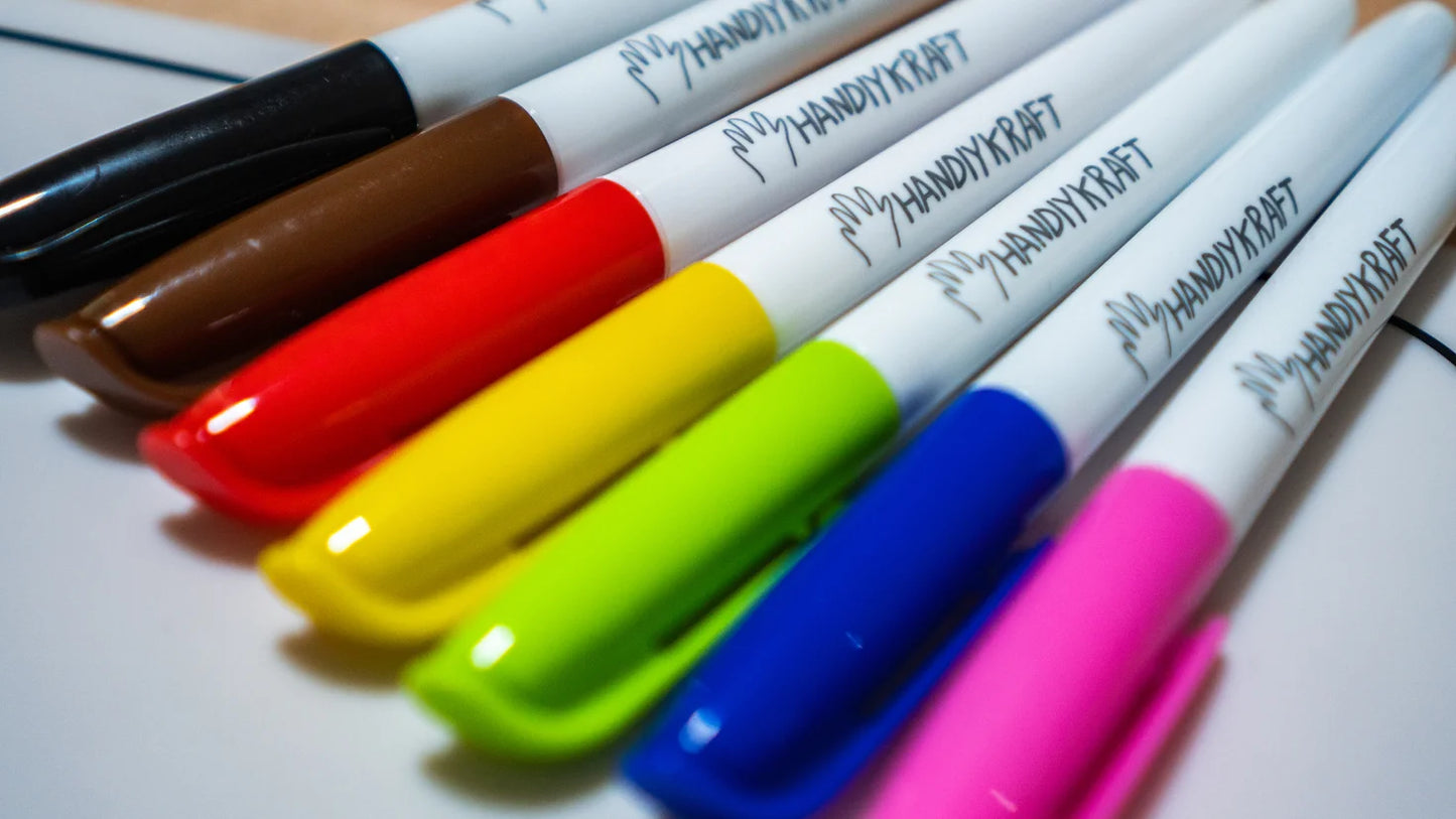 HandiyKraft Markers + Canvas Bag Set