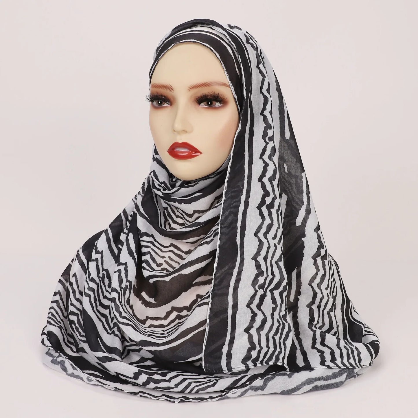 Kuffiyeh Prints Cotton Shawl