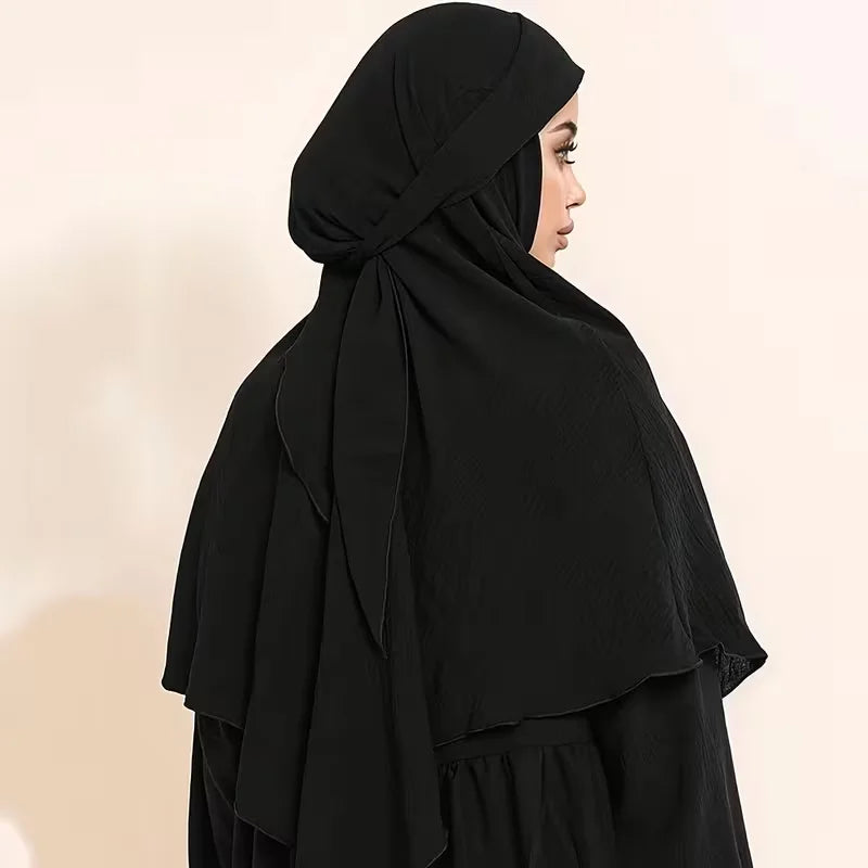 French Tie Back Khimar