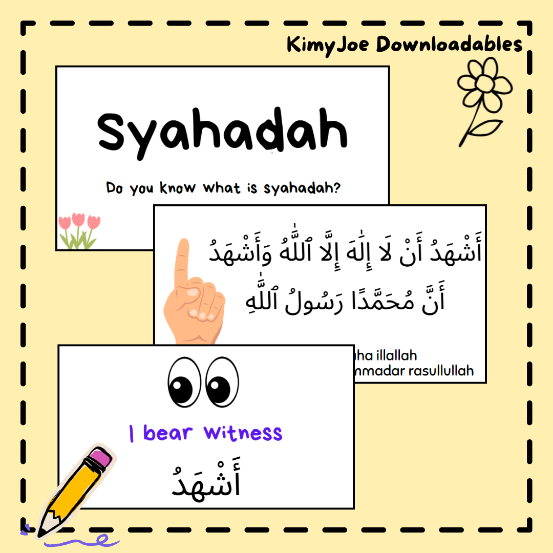KimyJoe Syahadah Printable Slides