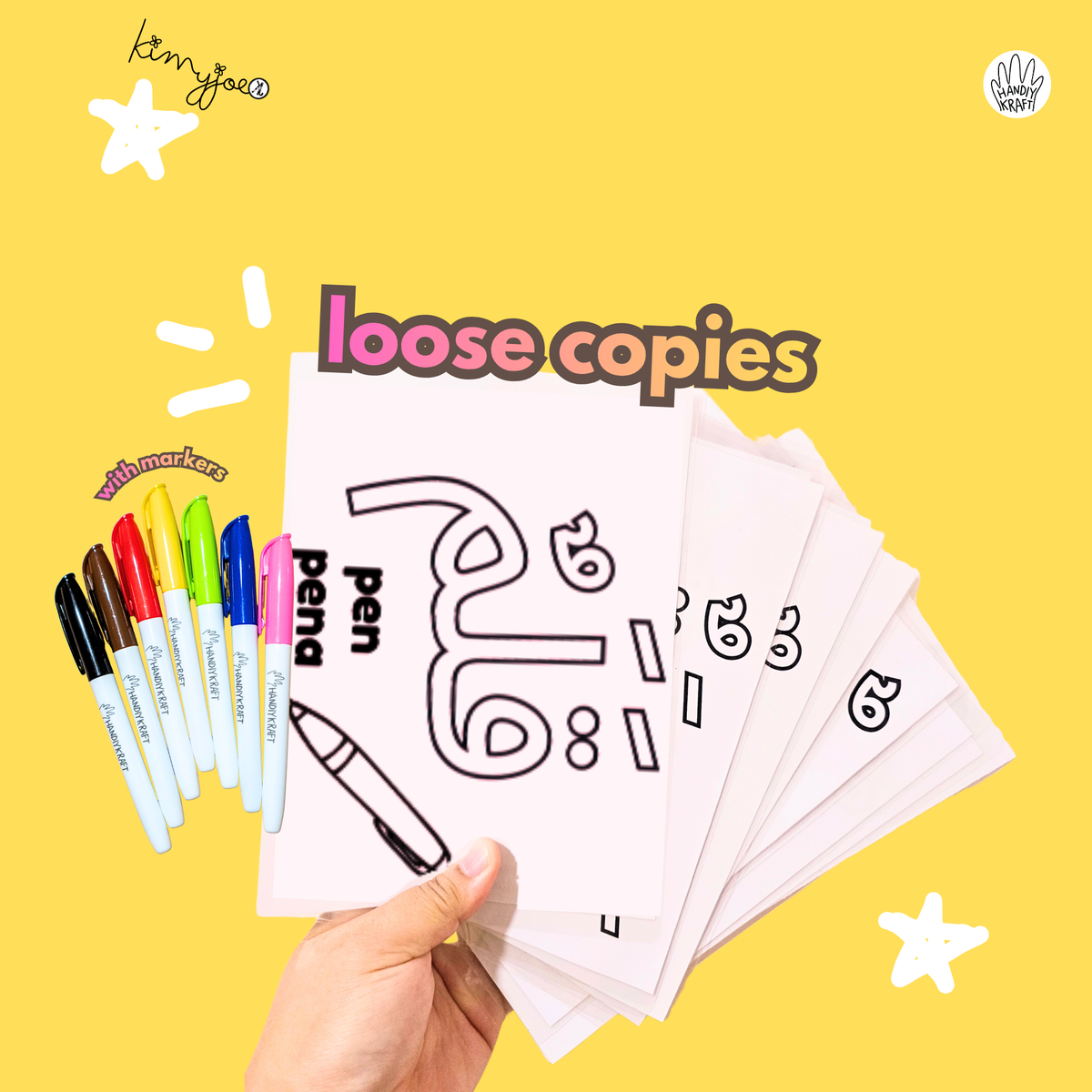 Trilingual Colouring Cards Vol.2 (At School)