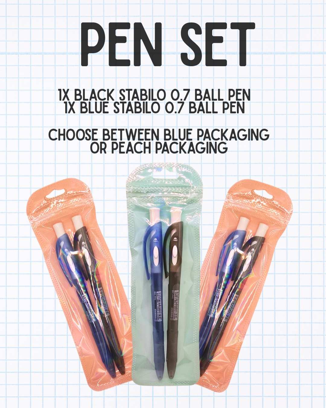 Pen Gift Set (custom sticker inclusive!)