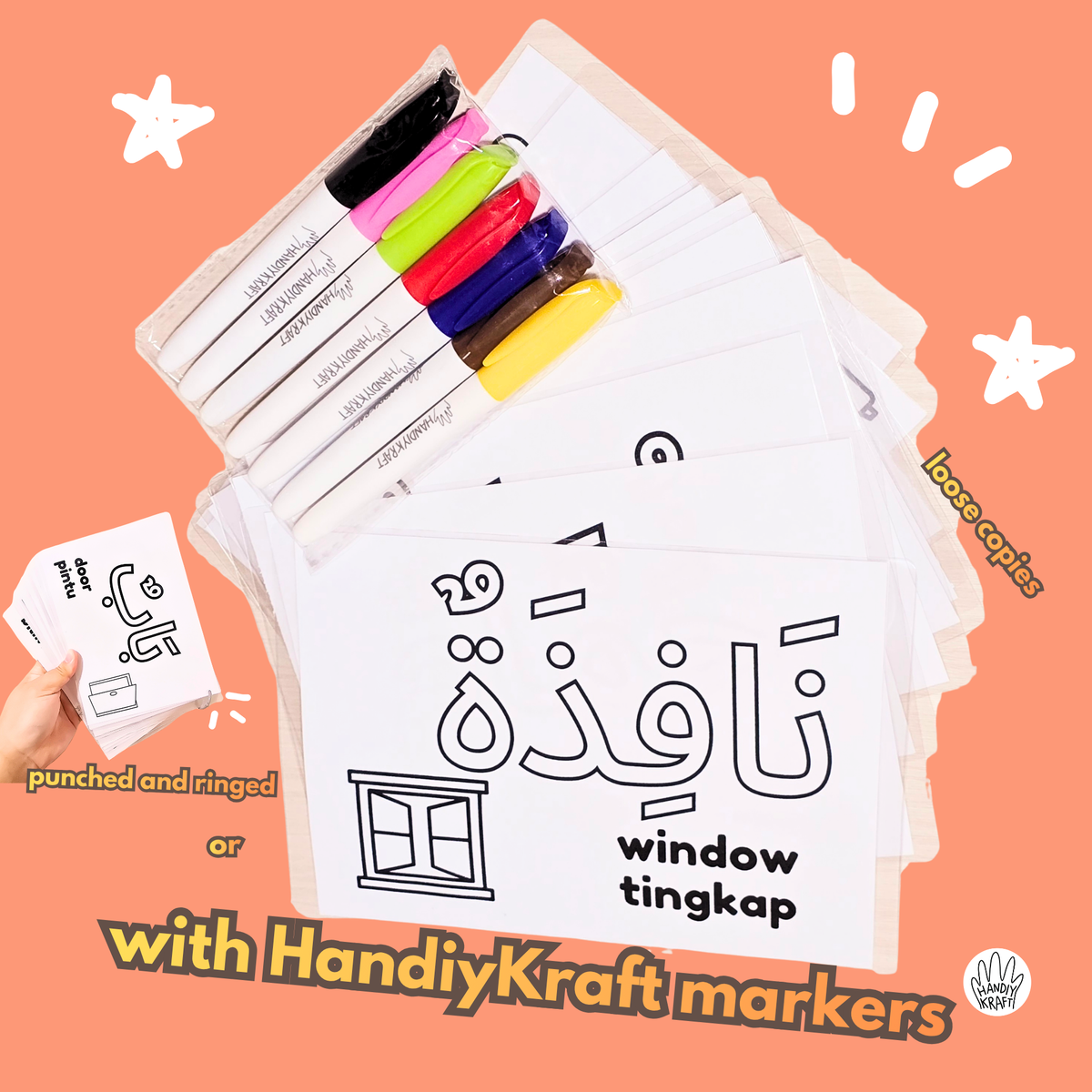 Trilingual Colouring Cards Vol.1