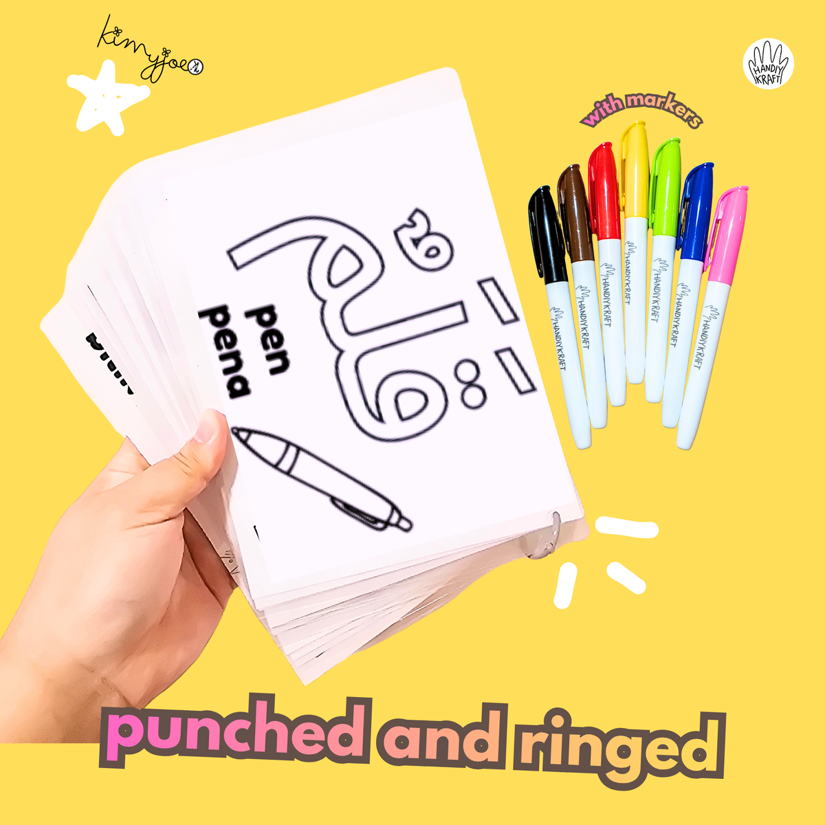 Trilingual Colouring Cards Vol.2 (At School)
