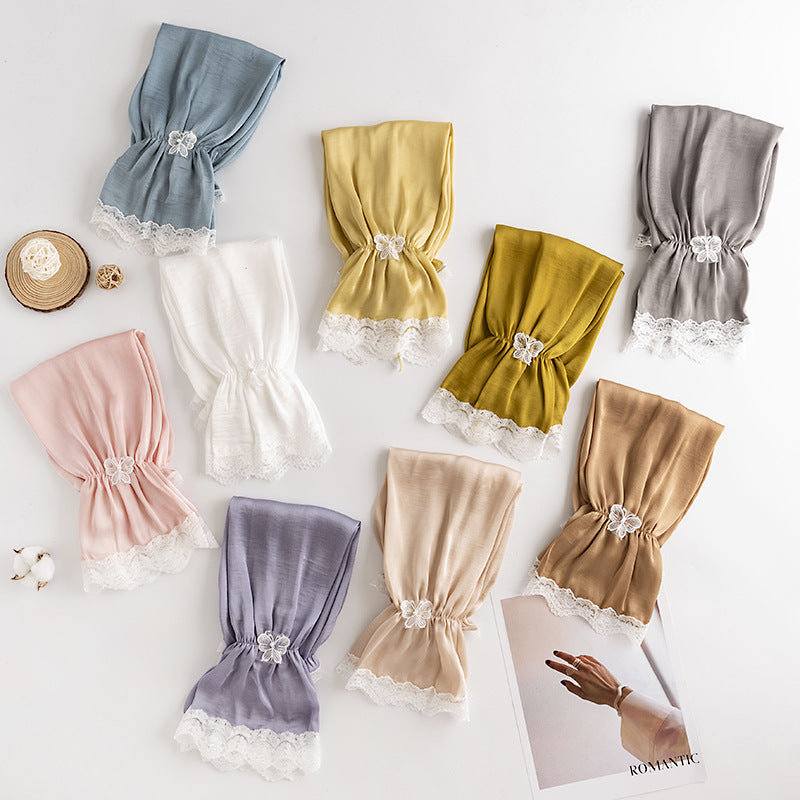Bowknot Women's Summer Sunshade Ice Silk Arm Sleeves