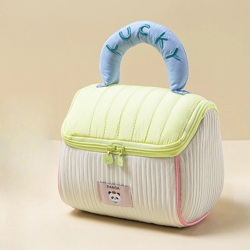 Cute Cartoon House Makeup Bag