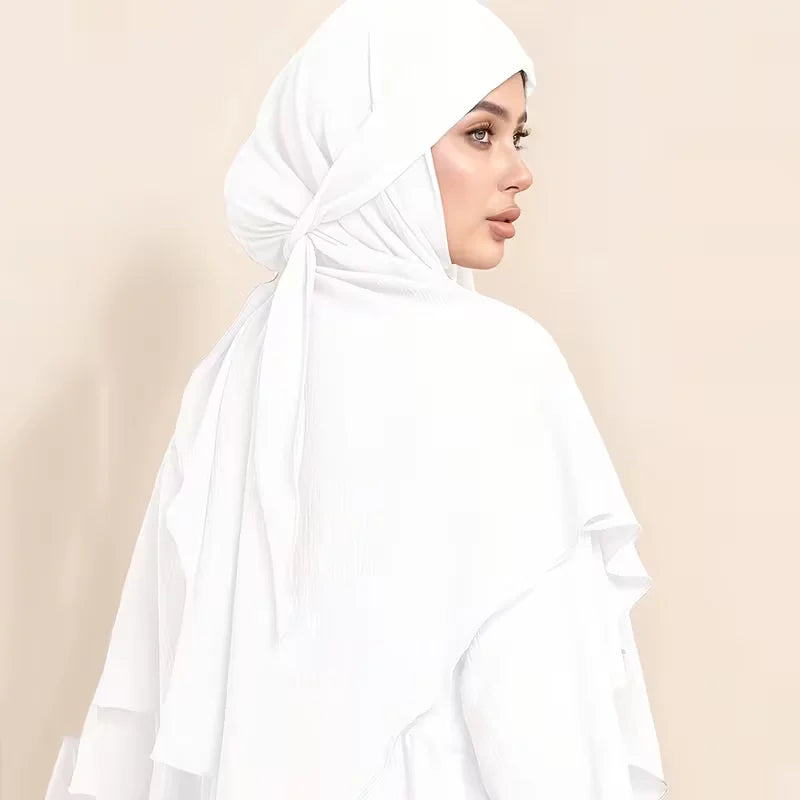 French Tie Back Khimar