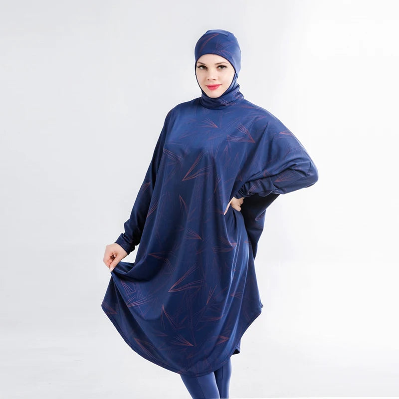 Modest Swimwear Long Sleeve Plus Size Available