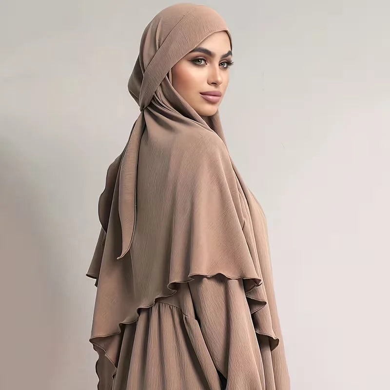 French Tie Back Khimar