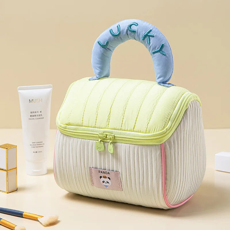 Cute Cartoon House Makeup Bag