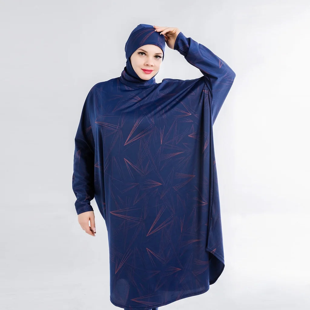 Modest Swimwear Long Sleeve Plus Size Available