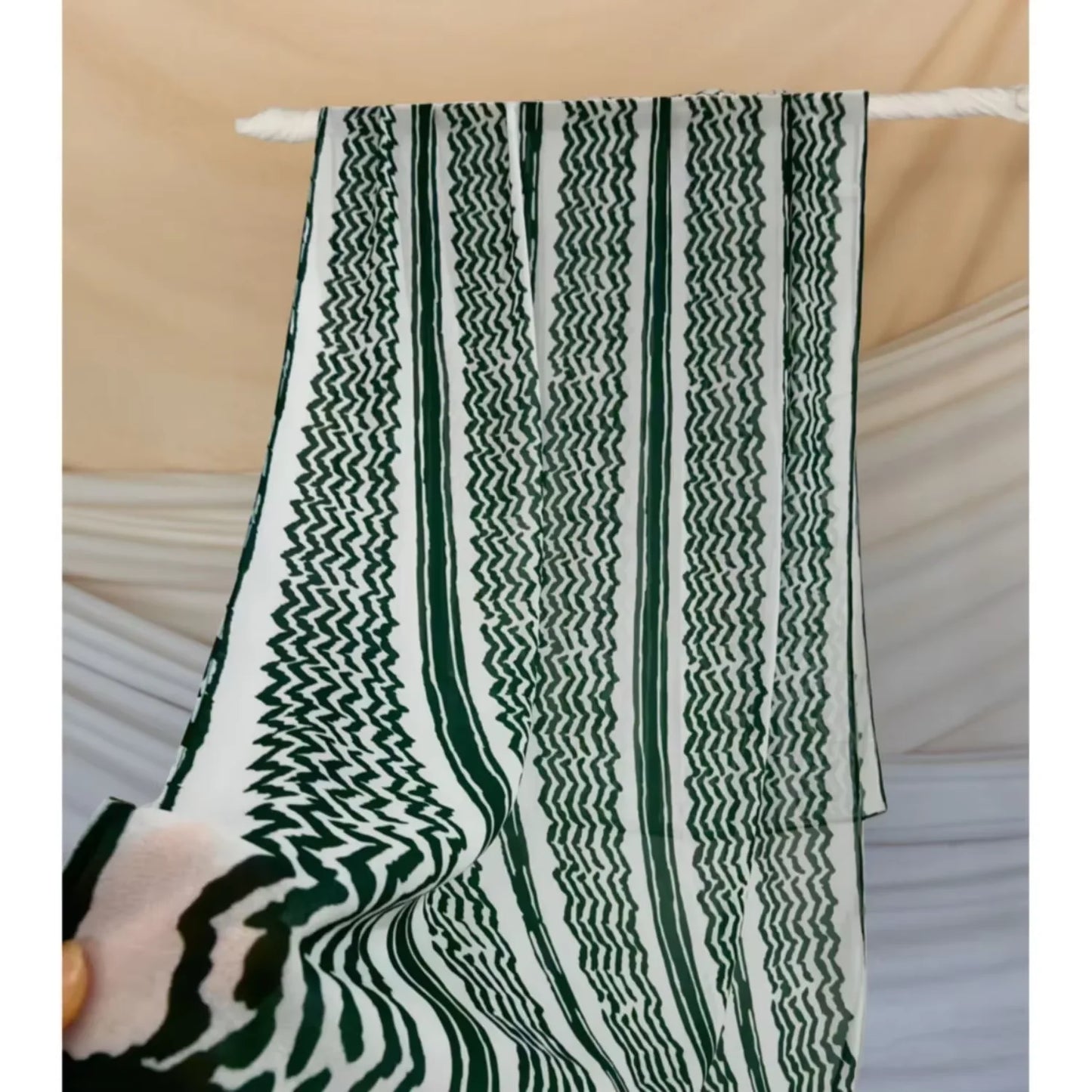 Kuffiyeh Prints Cotton Shawl
