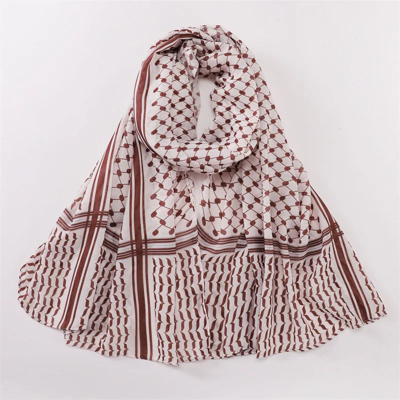 Kuffiyeh Prints Cotton Shawl