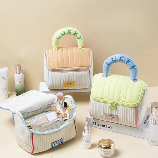 Cute Cartoon House Makeup Bag