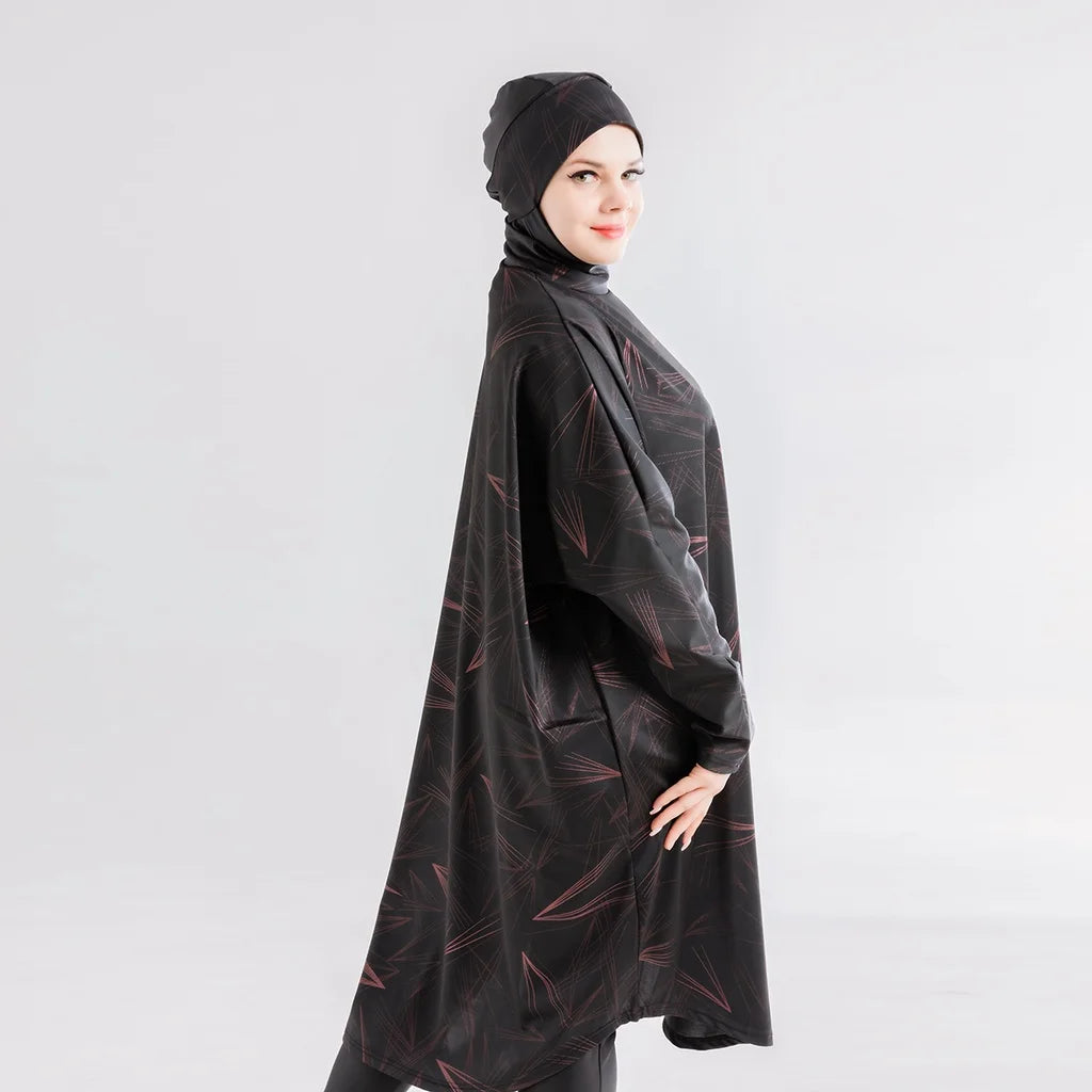 Modest Swimwear Long Sleeve Plus Size Available