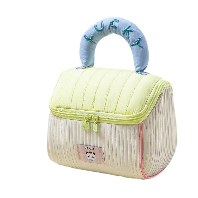 Cute Cartoon House Makeup Bag
