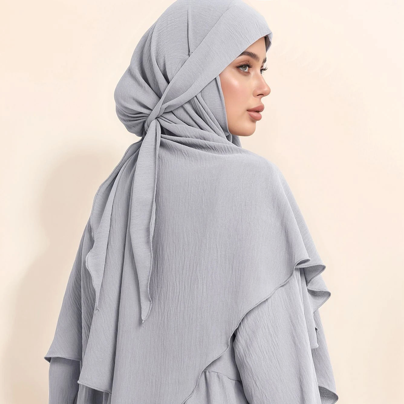 French Tie Back Khimar