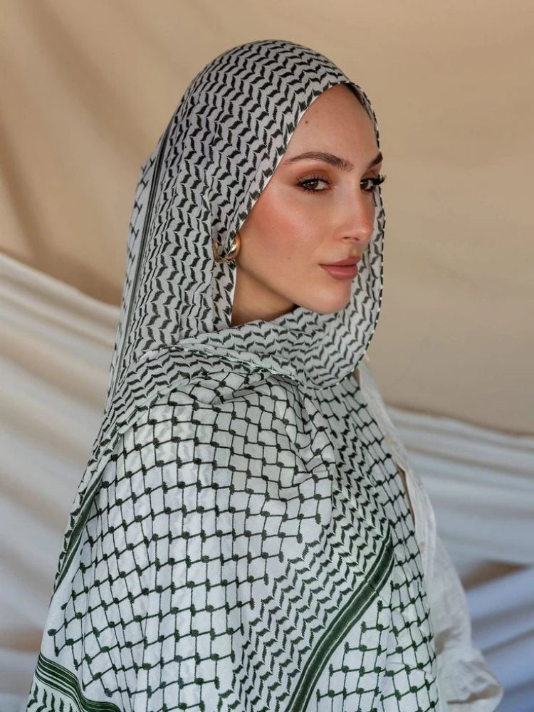 Kuffiyeh Prints Cotton Shawl