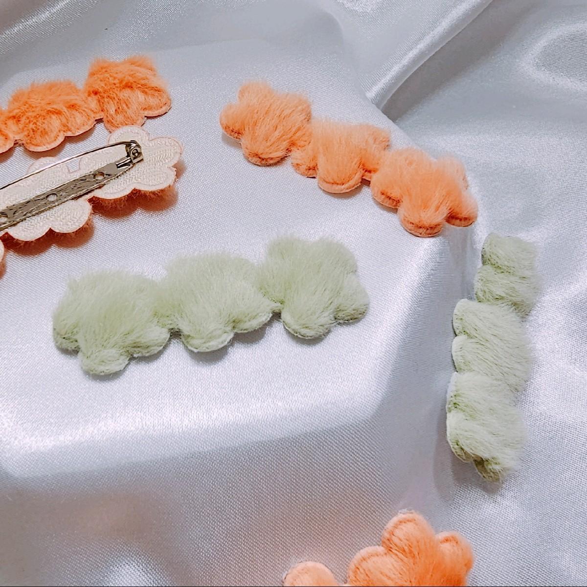 Furry Flowers Long Pins (KimyJoe Cutiepins)