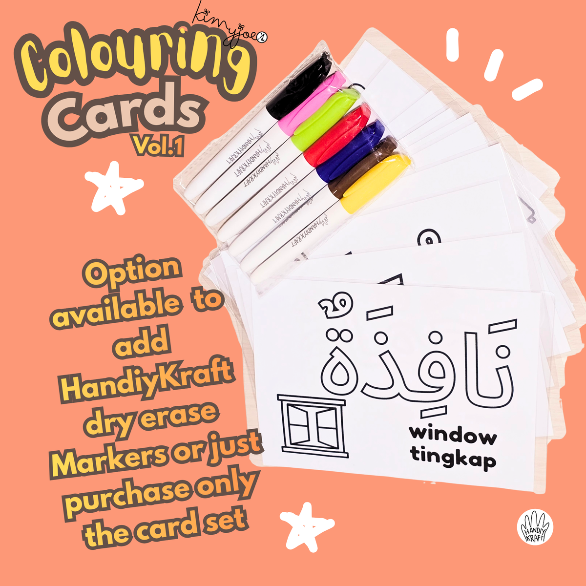Trilingual Colouring Cards Vol.1