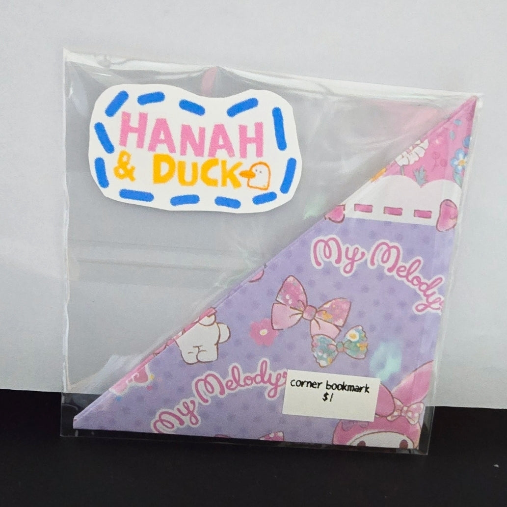 HANAH&DUCK Handmade Corner Bookmarks (buy 2 free 1)