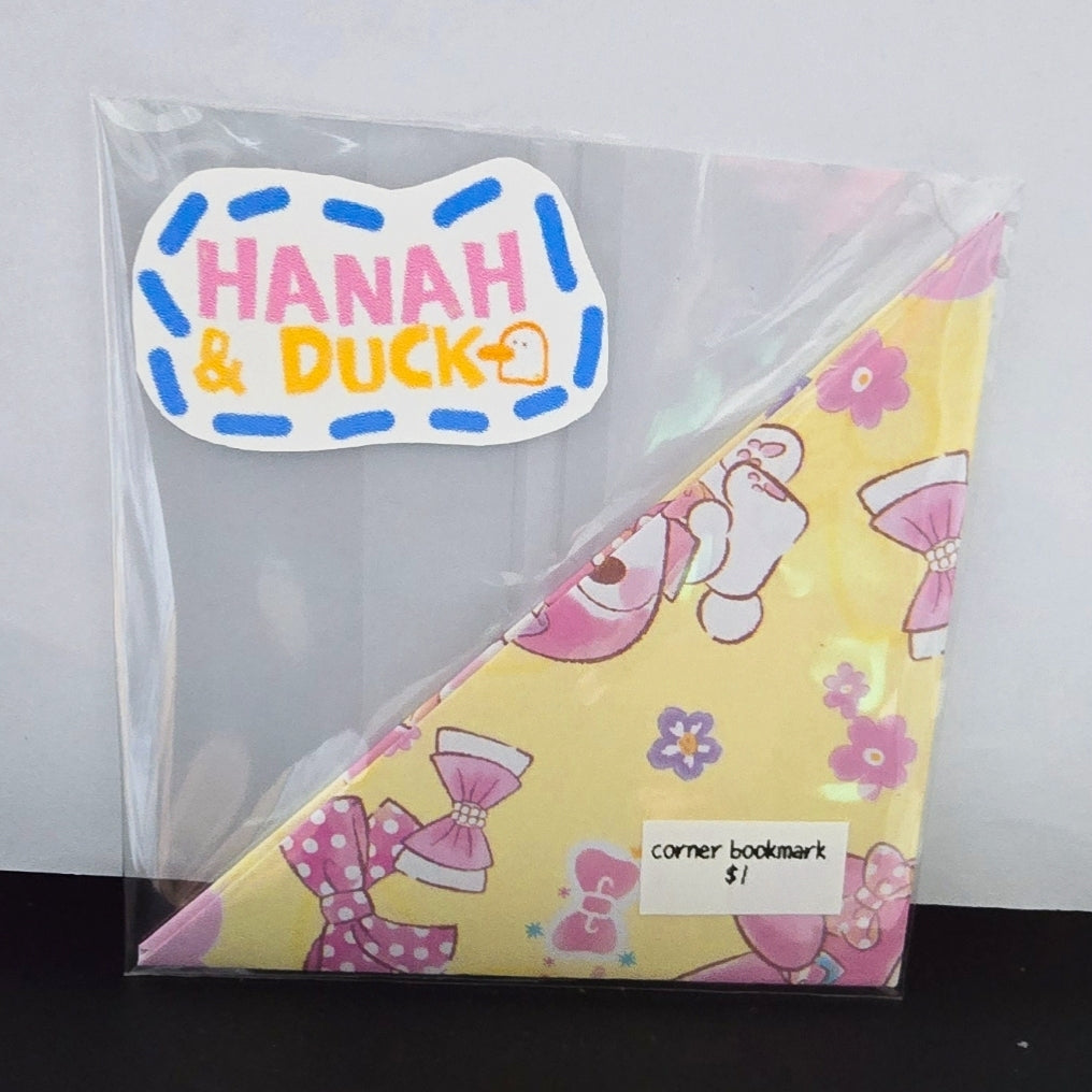 HANAH&DUCK Handmade Corner Bookmarks (buy 2 free 1)