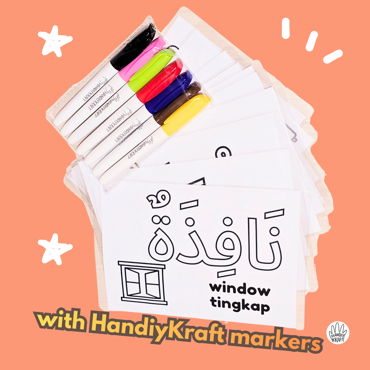 Trilingual Colouring Cards Vol.1