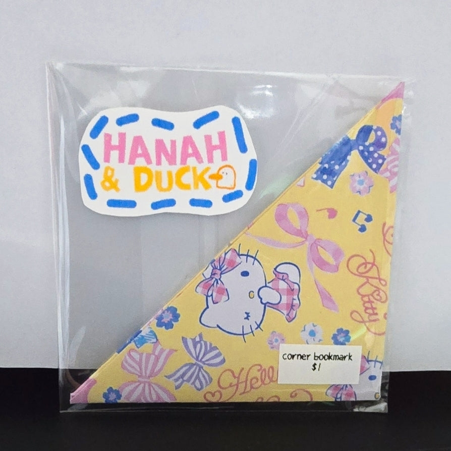 HANAH&DUCK Handmade Corner Bookmarks (buy 2 free 1)