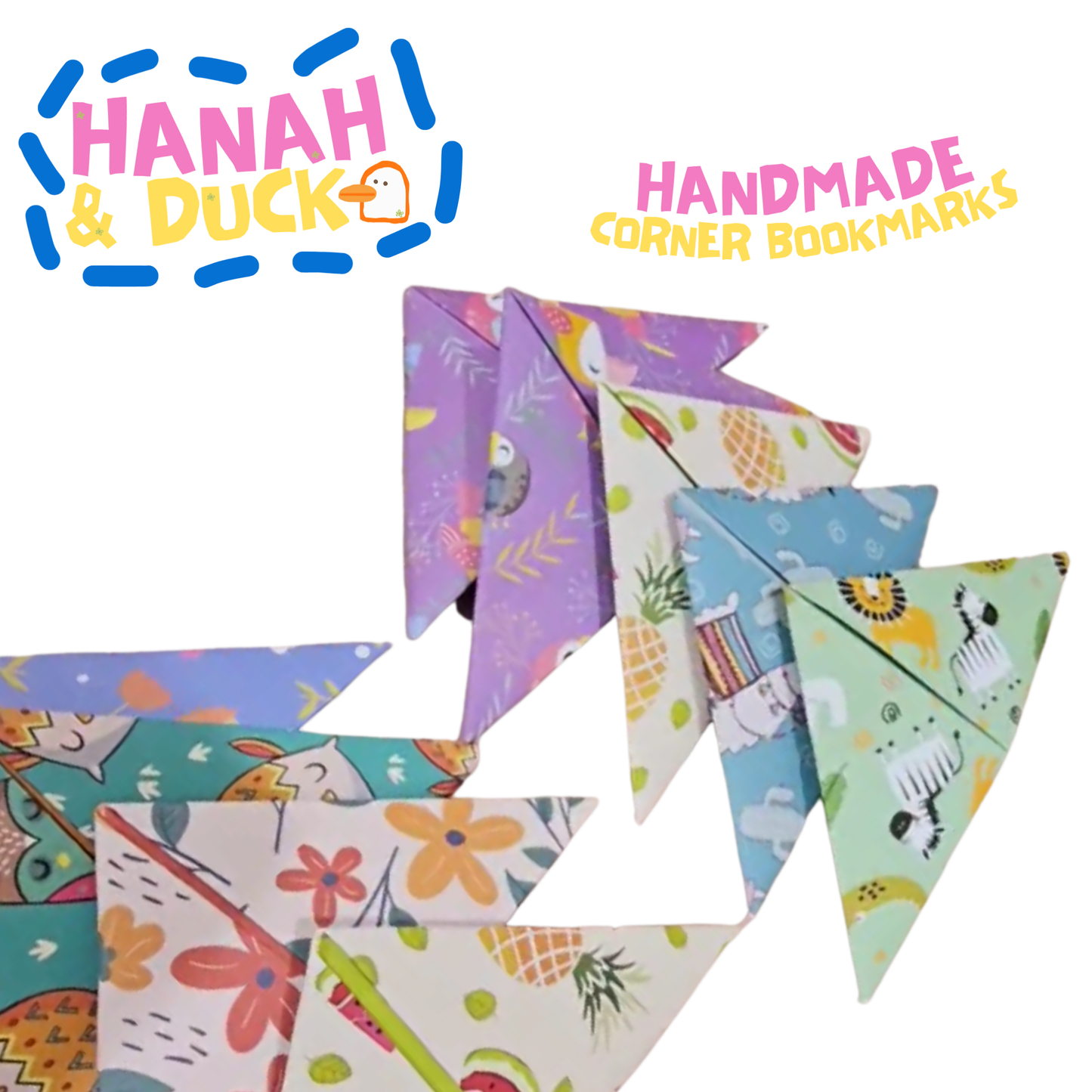 HANAH&DUCK Handmade Corner Bookmarks (buy 2 free 1)
