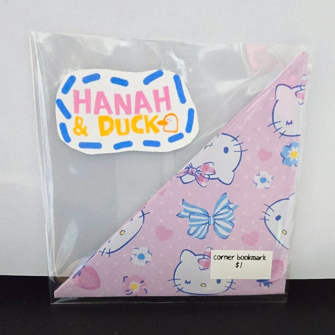 HANAH&DUCK Handmade Corner Bookmarks (buy 2 free 1)
