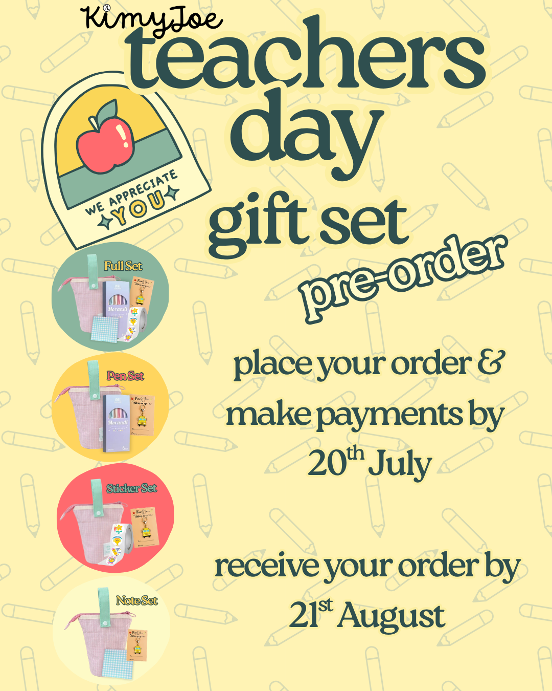 Teachers Day Gift Sets (Pre-Order)
